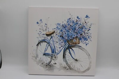 3 PIEZAS BICICLETA LONA PARA COCINA O BAÑO 12"X12" C1914 Foto 1 de 4