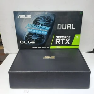 Asus GEFORCE RTX 2060 Dual original box include inside box . No graphics card. - Picture 1 of 2