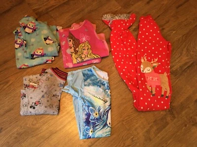 Girls Size 7/8 & 8 PAJAMAS~Lot of 8~Winter /Fall~EC~Carter's, Disney, Komar Kids - Image 1 of 3
