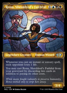 MTG RONA, SHEOLDRED's FAITHFUL 58 FOIL EXC - FEDELE DI SHEOLDRED - MUL EN - Imagen 1 de 1