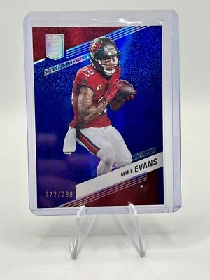 2023 Panini Donruss Elite Mike Evans Red/Blue Sparkle /299 - Image 1 of 2