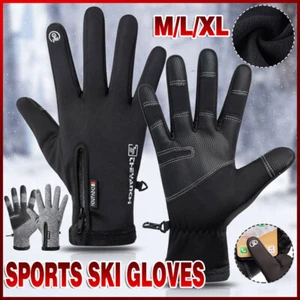 Winter Gloves Thermal Touch Screen Windproof Warm Outdoor Cold Weather Men Women - Picture 1 of 16