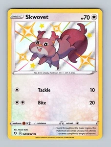 Shiny Skwovet SV099/SV122 Ultra Rare Shining Fates Pokemon TCG Near Mint - Bild 1 von 2