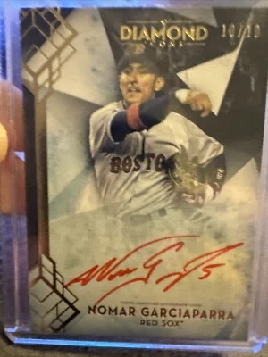 2020 Topps DIAMOND Icons Nomar Garciaparra Red Ink Auto /10 AUTO Red Sox - Image 1 of 3