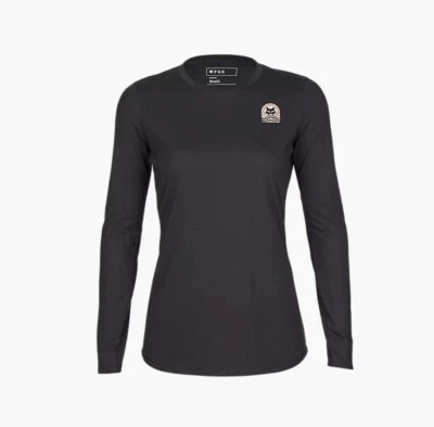 Fox Racing Women's Ranger Drirelease Long Sleeve Jersey Small Black 32428-001-S - Image 1 of 4