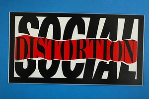 Social Distortion Sticker Vinyl Decal Mike Ness Punk Rock 3.5" X 6.5" (67) - Picture 1 of 1