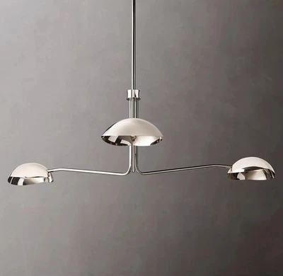 Stilnovo Mid Century Italian Chandelier Brass Sputnik Ceiling Light Lamp Fixture - Image 1 of 4