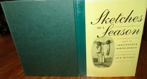 Sketches of a Season~ Christopher Martin-Jenkins Jack Russell 1st HbDj in MELB - Picture 1 of 24