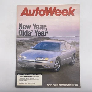 AutoWeek Magazine January 2000 Oldsmobile Aurora - Picture 1 of 5