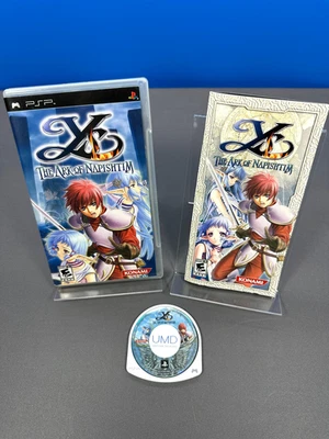 PSP PLAYSTATION Ys Y's THE ARK OF NAPISHTIM GAME COMPLETE CIB USA NTSC - Image 1 of 4