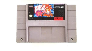 🎮 SNES Bubsy in Claws Encounters of the Furred Kind NTSC Super Nintendo 🟥 ☆ - Picture 1 of 6