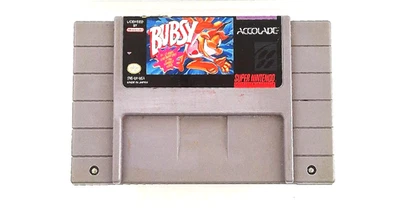 🎮 SNES Bubsy in Claws Encounters of the Furred Kind NTSC Super Nintendo 🟥 ☆ - Image 1 of 4