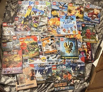 LOT OF 30+ LEGO CLUB MAGAZINES, LEGO CATALOGS, EXTRAS, LEGO CLUB JR 2010 - 2017 - Image 1 of 4