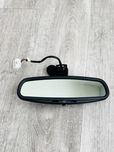 JAGUAR XJ8 XK8 REAR VIEW MIRROR AUTO DIM W/RAIN SENSOR E8011530 HJD3134AC - Picture 1 of 10