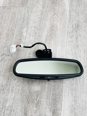 JAGUAR XJ8 XK8 REAR VIEW MIRROR AUTO DIM W/RAIN SENSOR E8011530 HJD3134AC - Image 1 of 4