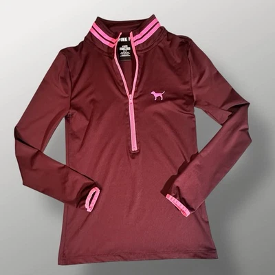 Suéter VS Rosa Granate Ultimate XS Atlético Cuarto de Cremallera Foto 1 de 4