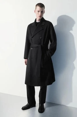 Loro Piana Fabric Hugo Boss Wool Cashmere Coat - Image 1 of 4