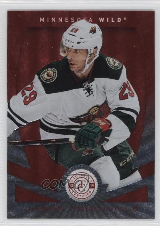 2013-14 Totally Certified Platinum Red /100 Jason Pominville #39 - Image 1 of 2