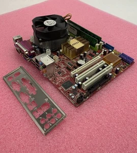 MSI MS-7592 G41M4 Motherboard Intel Core 2 Duo E7500 2.93GHz 3GB RAM w/ Shield - Picture 1 of 11