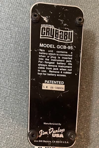 Rarissimo pedale bambino Dunlop originale Cry 1985 vintage modello GCB-95 4206 - Foto 1 di 6