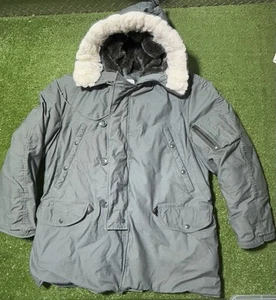 US Military Extreme Cold Weather Coat Large N-3B Snorkel Parka Jacket Mens - Picture 1 of 10