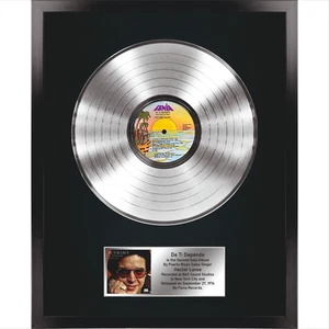 Hector Lavoe - De ti depende / LP Platinum 12" / Souvenir in black frame / Salsa - Picture 1 of 7