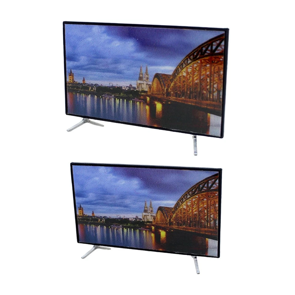 Modello di simulazione televisiva per casa delle bambole in scala 1/12, - Immagine 1 di 1