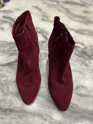 Antonio Melani Burgundy  Ankle Boots Pointed Toe Size 8.5  - Image 1 of 4