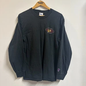 Camiseta De Colección Chicago Blackhawks Pro Player Manga Larga NHL Para Hombres Grande - Imagen 1 de 7