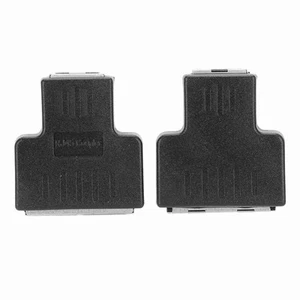 2x Ethernet Cable Adapter 1-in 2-out RJ45 Female Interface LAN Connector Cabl CB - Afbeelding 1 van 24