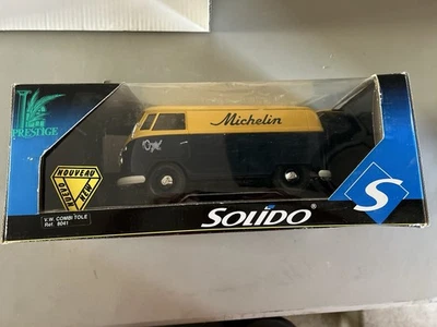 Solido 1:18 Diecast Volkswagen Combi Bus Michelin Man Tires 60's VW Van 8041 - Image 1 of 4