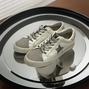 Vintage Havana GRANDE - WILD CHEETAH Größe 7 weiß grau silber Stern Damen - Bild 1 von 6