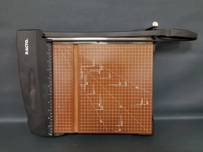 Cortadora de guillotina a base de madera X-ACTO Elmer's para manualidades + 12" ¡USADA EN EXCELENTE ESTADO! Foto 1 de 4