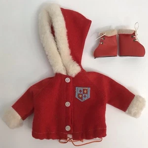 Vintage 1960s Ideal Tammy Doll #9211-4 SNOW BUNNY Jacket Boots Only *Read* - Picture 1 of 9