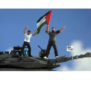 1/72 Gaza Old Ba'ath Middle East Civilians Al Aqsa Flood Operation 2Person Model - Picture 1 of 10