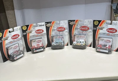 Matchbox Coca Cola 50 Year Collectible 5 Car Set Sealed Carded Die-Cast 1/64 - image 1 of 4