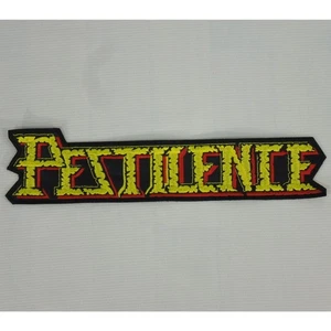 PESTILENCE Band Logo BACK PATCH BIG Embroidered - Picture 1 of 6