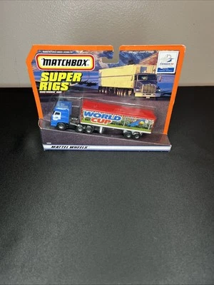 Vintage 1998 Matchbox Super Rigs Semi Tractor Trailer Truck France World Cup NOC - Image 1 of 4
