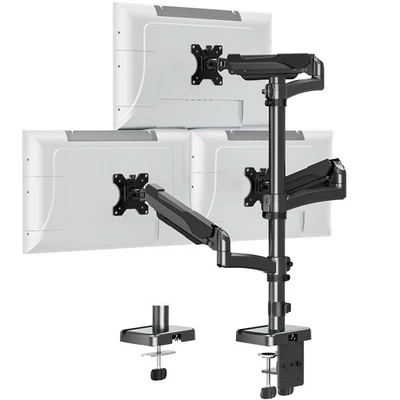 ErgoFocus Triple Monitor Mount Fits Max 32 Computer Screen, Holds up to 17.6l... - Image 1 of 4