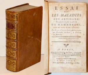 ESSAI SUR LES MALADIES DES ARTISANS, Ramazzini trad. de Fourcroy 1777 Médecine - Picture 1 of 6