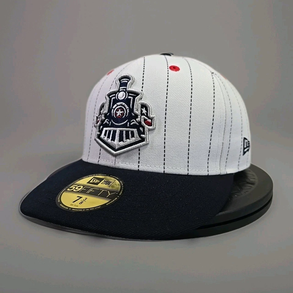 Gorra ajustada Round Rock Express a rayas 59FIFTY New Era 7 3/8 nueva con etiquetas MiLB Cap Foto 1 de 4