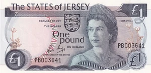 Trikot 1 Pound 1983 P-11b UNC Banknote - Bild 1 von 4