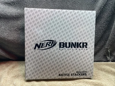 Juego de 4 apiladores inflables Nerf Bunker Battle Zone cajas y barriles Foto 1 de 4