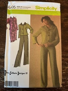 Simplicity 4405 UNCUT Sewing Pattern, Misses' Skirt, Pants, & Jacket, Size 12-20 - Picture 1 of 2