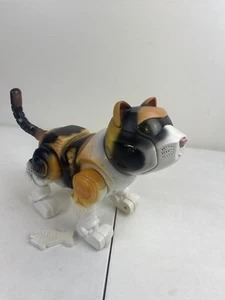 Vintage 90s Robot Robotic Kitty Cat Toy Manley Quest With Fish Treat - Picture 1 of 5