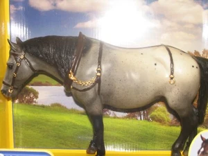 Breyer Pferd Oldtimer Appaloosa grau Roan Typ ohne Hut oder Ordner Lagerfund - Bild 1 von 2