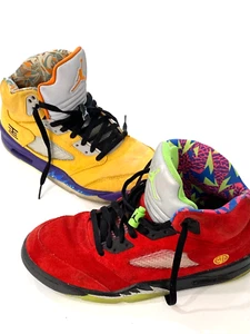 Nike Air Jordan 5 Retro "What The" CZ5725-700 Uomo Taglia 11 Multicolore - Foto 1 di 16