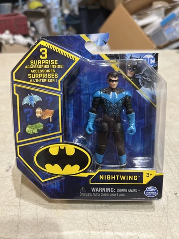 DC Nightwing Spin Master 4 inch Action Figures Batman Series Robin Nightwing T4 Cover