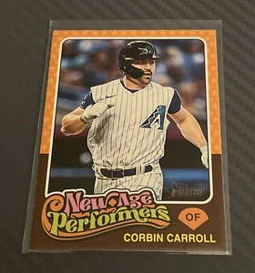 2024 Topps Heritage New Age Performers #NAP-8 Corbin Carroll - Picture 1 of 2