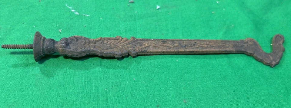 Soporte de gancho de pared de linterna jaula para pájaros planta Eastlake de hierro fundido ornamentado victoriano Foto 1 de 4